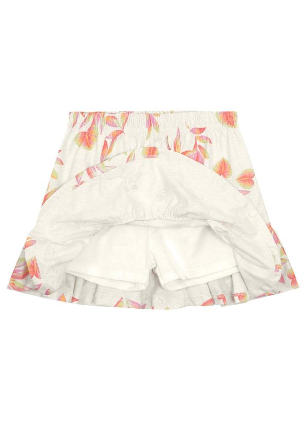 Brandili - Conjunto Infantil Menina Tropical Vermelho 4