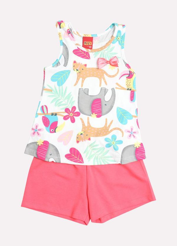 Kyly - Conjunto Infantil Menina Tucano Branco 2