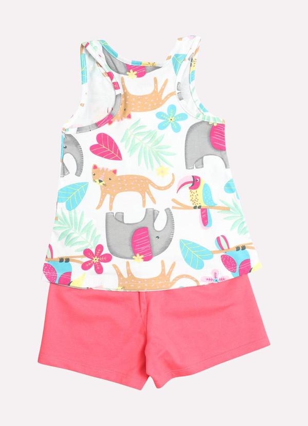 Kyly - Conjunto Infantil Menina Tucano Branco 3