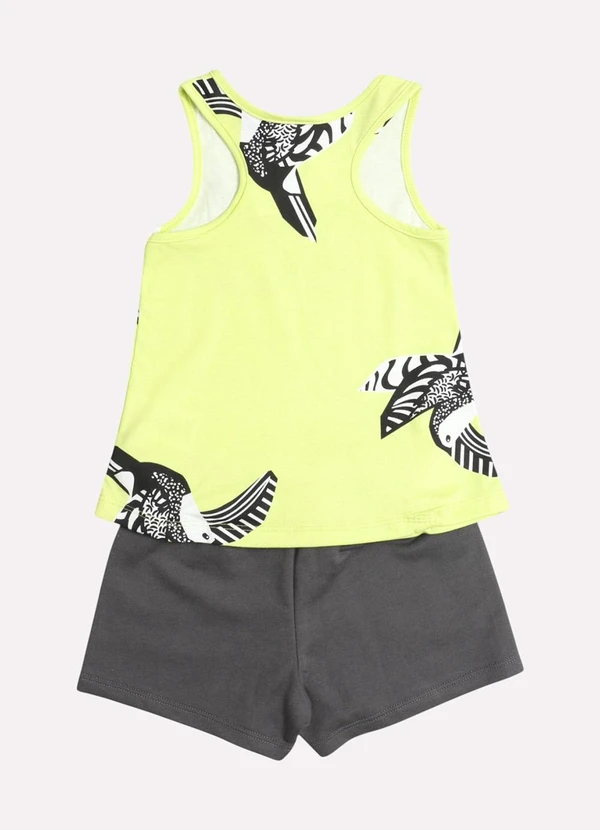 Kyly - Conjunto Infantil Menina Tucano Verde 3