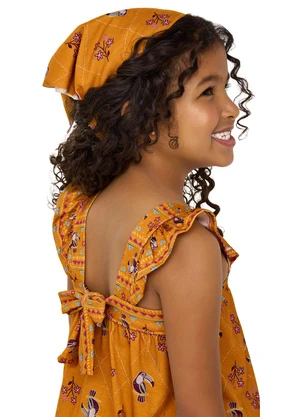 Elian - Conjunto Infantil Menina Tucanos Laranja - ELIAN