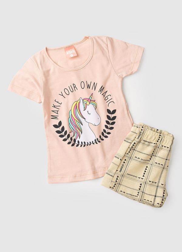 Rosa Azul - Conjunto Infantil Menina Unicórnio Iaia Rosa 2