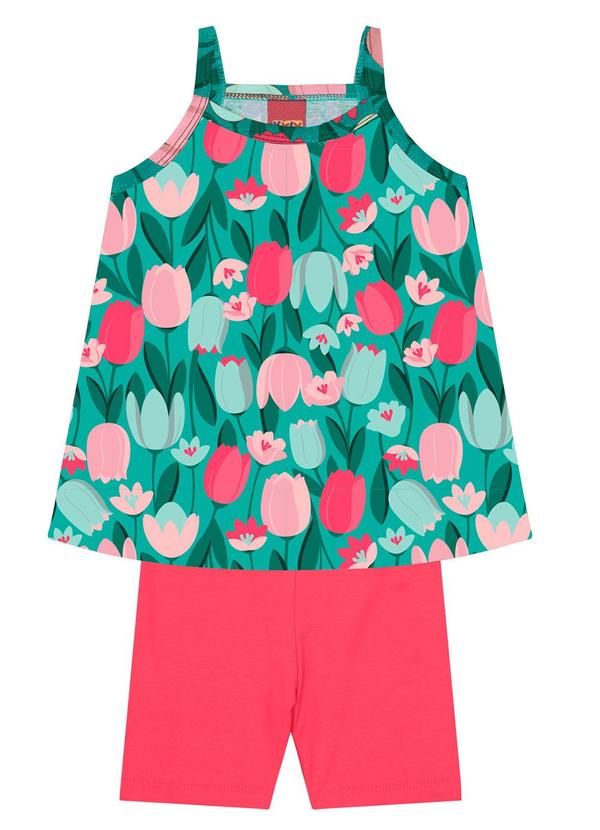 Kyly - Conjunto Infantil Menina Verde