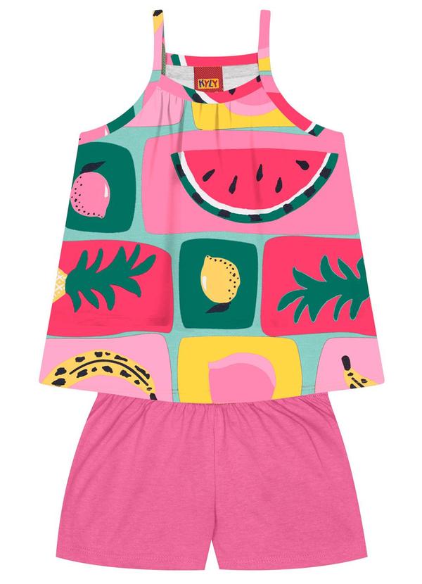 Kyly - Conjunto Infantil Menina Verde