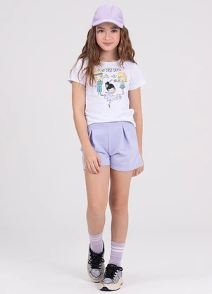 Vida Costeira - Conjunto Infantil My Daisy Day Branco - VIDA COSTEIRA