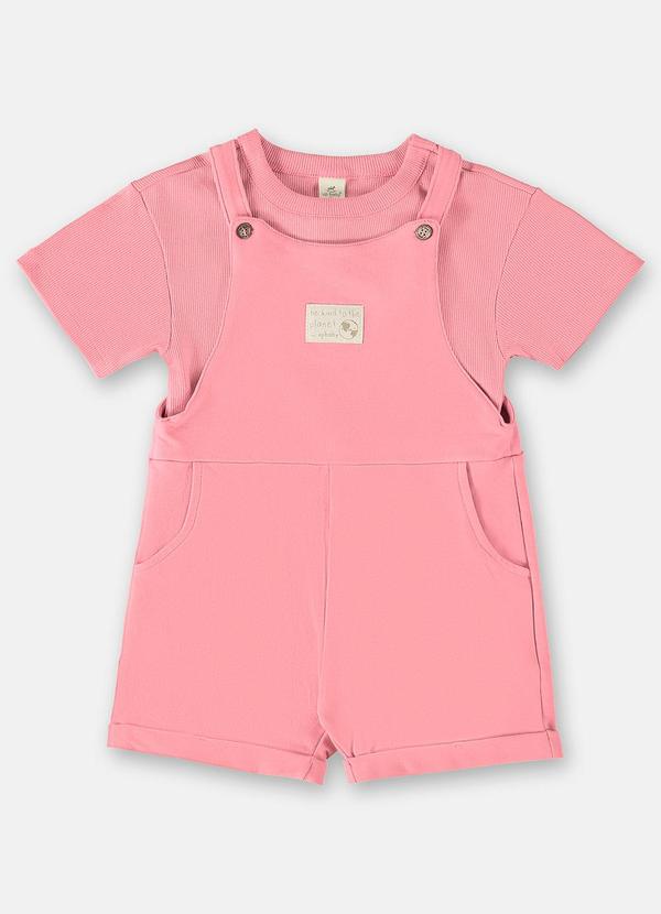 Up Baby - Conjunto Infantil Nature Unissex Rosa