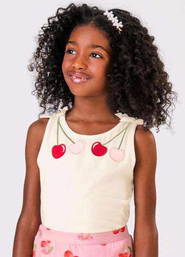 Trick Nick - Conjunto Infantil Regata com Saia Bege 4