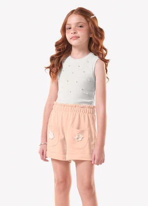Trick Nick - Conjunto Infantil Regata com Shorts Bege - TRICK NICK
