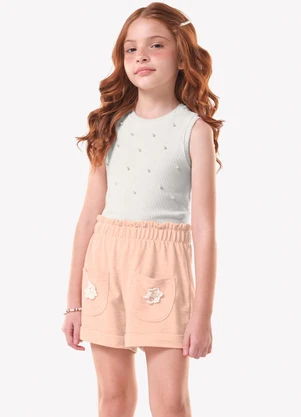 Trick Nick - Conjunto Infantil Regata com Shorts Bege - TRICK NICK