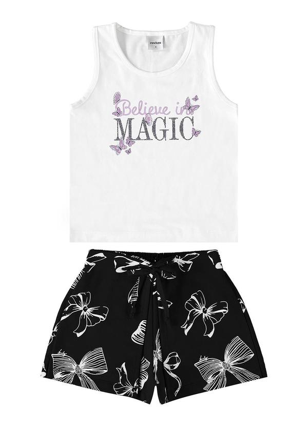 Rovi Kids - Conjunto Infantil Regata com Shorts Branco