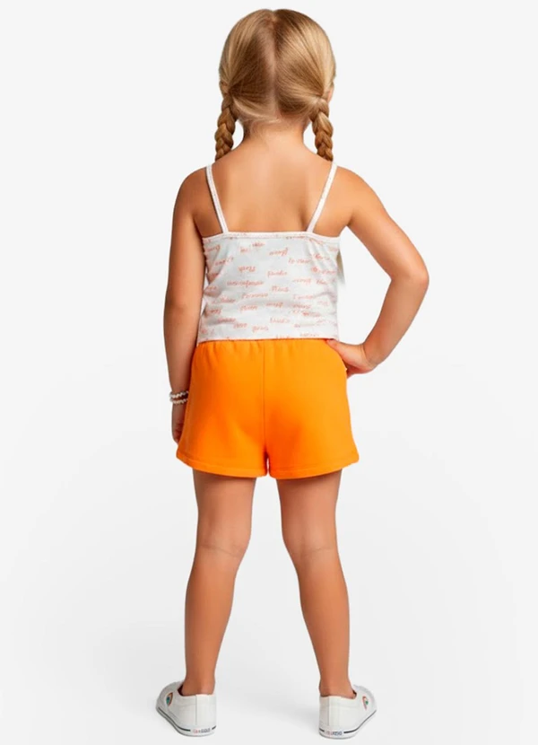 Select - Conjunto Infantil Regata com Shorts Laranja 2