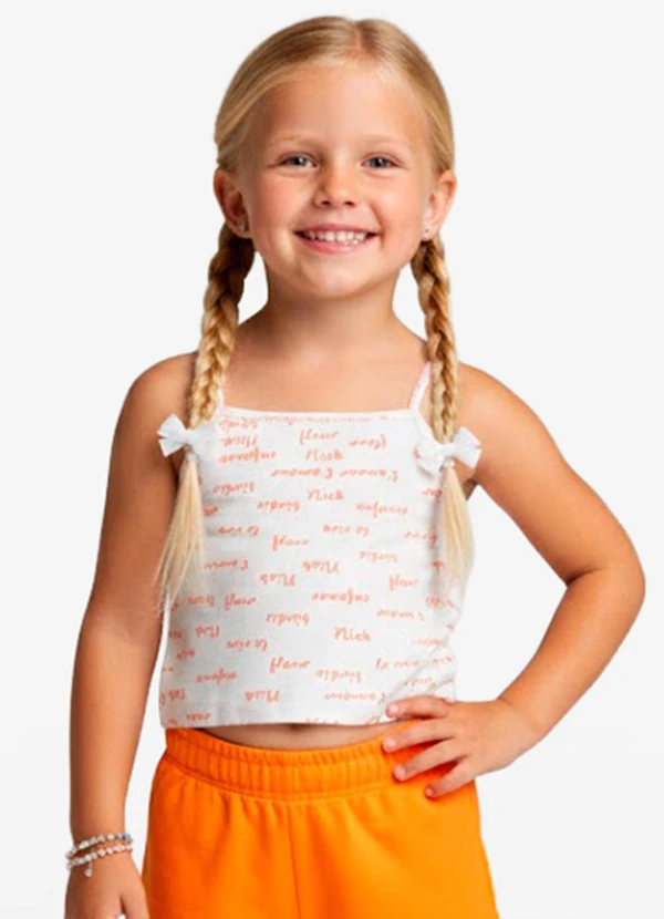 Select - Conjunto Infantil Regata com Shorts Laranja 3