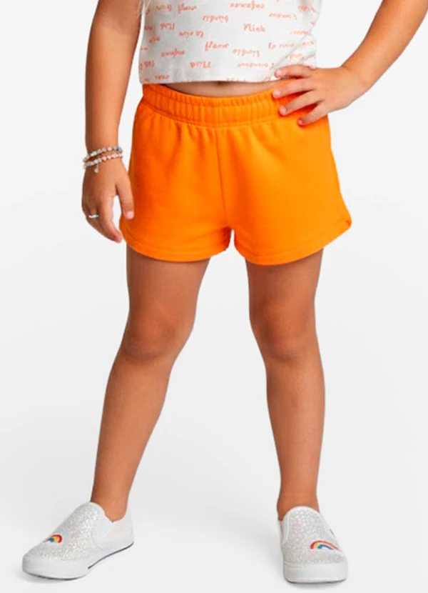 Select - Conjunto Infantil Regata com Shorts Laranja 4