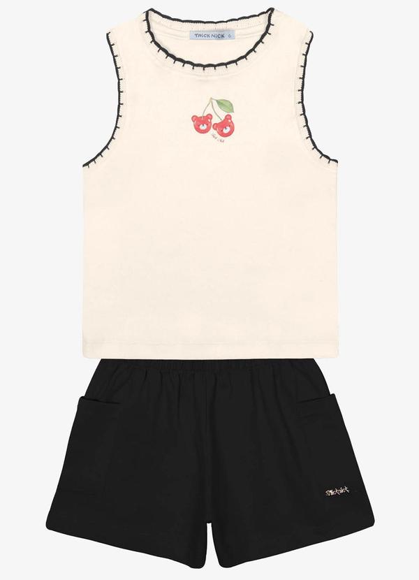 Trick Nick - Conjunto Infantil Regata com Shorts Preto