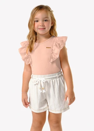 Trick Nick - Conjunto Infantil Regata com Shorts Rosa - TRICK NICK