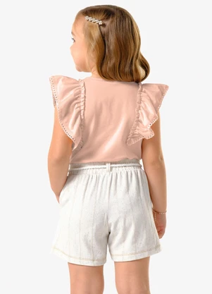 Trick Nick - Conjunto Infantil Regata com Shorts Rosa - TRICK NICK