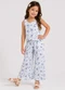 Select - Conjunto Infantil Regata e Pantacourt Branco - variação: Bege
