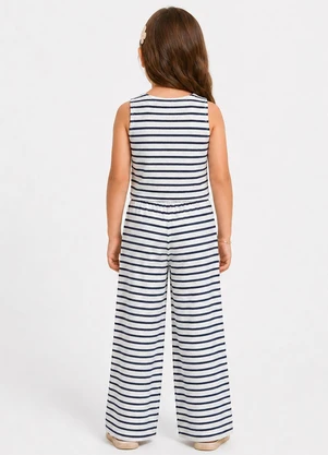 Select - Conjunto Infantil Regata e Pantacourt Branco - SELECT