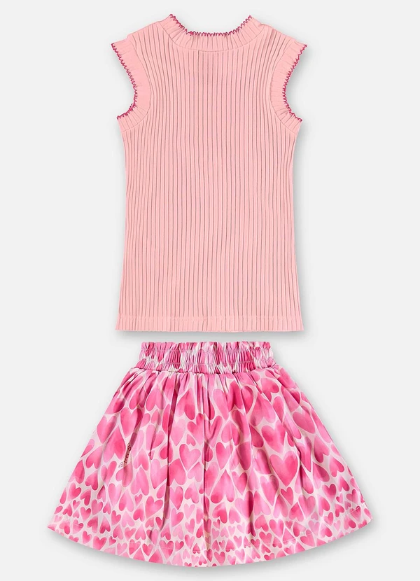 Up Baby - Conjunto Infantil Regata e Saia Rosa 3