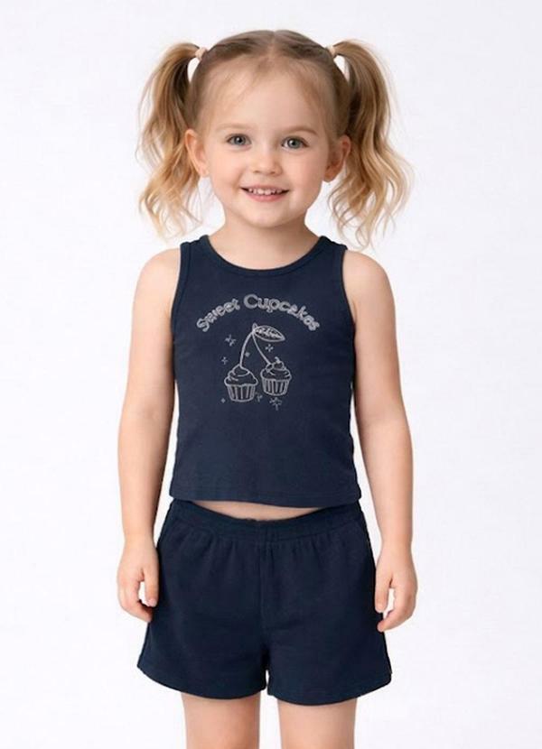 Select - Conjunto Infantil Regata e Short Azul
