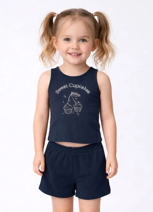 Select - Conjunto Infantil Regata e Short Azul