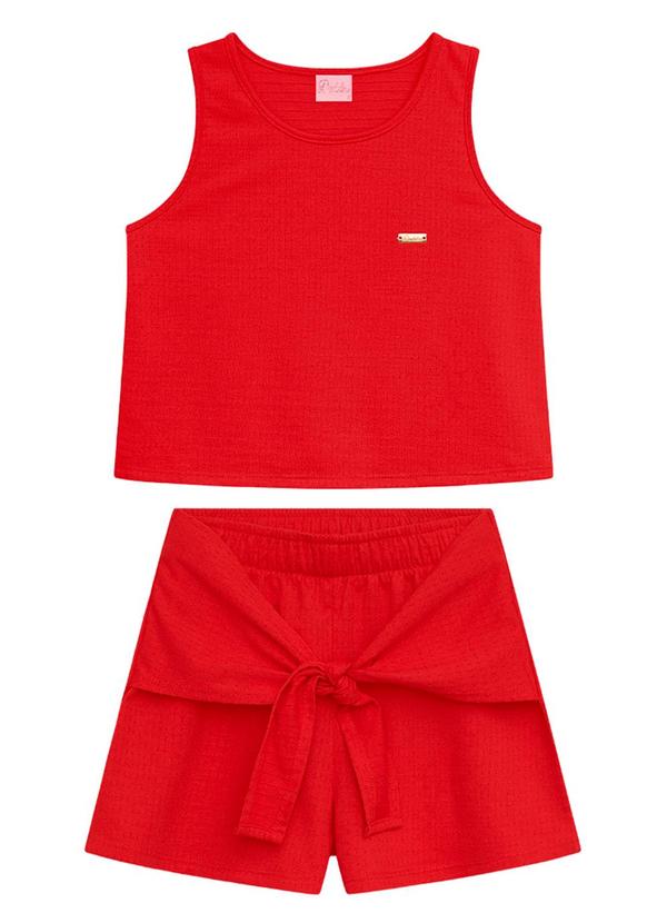Duduka - Conjunto Infantil Regata e Short Vermelha 1