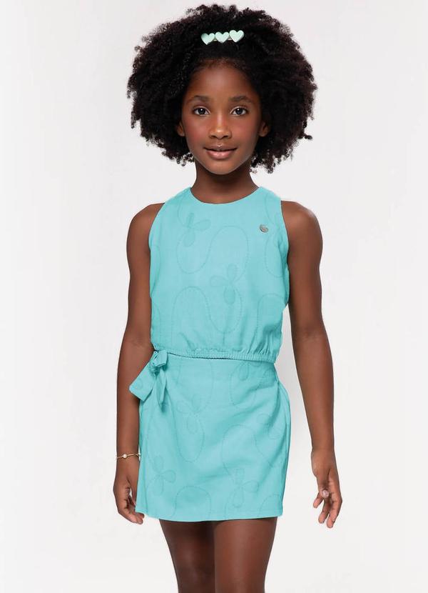 Trick Nick - Conjunto Infantil Regata e Shorts Saia Azul