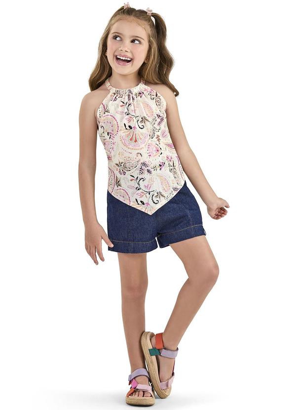 Elian - Conjunto Infantil Regata Frente Única Bege