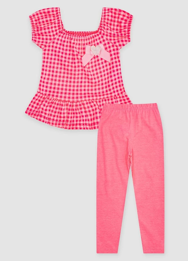 Turminha - Conjunto Infantil Rosa