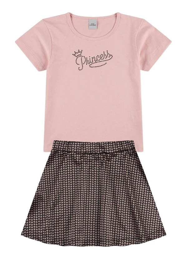 Vida Costeira - Conjunto Infantil Shine Crown Rosa 2