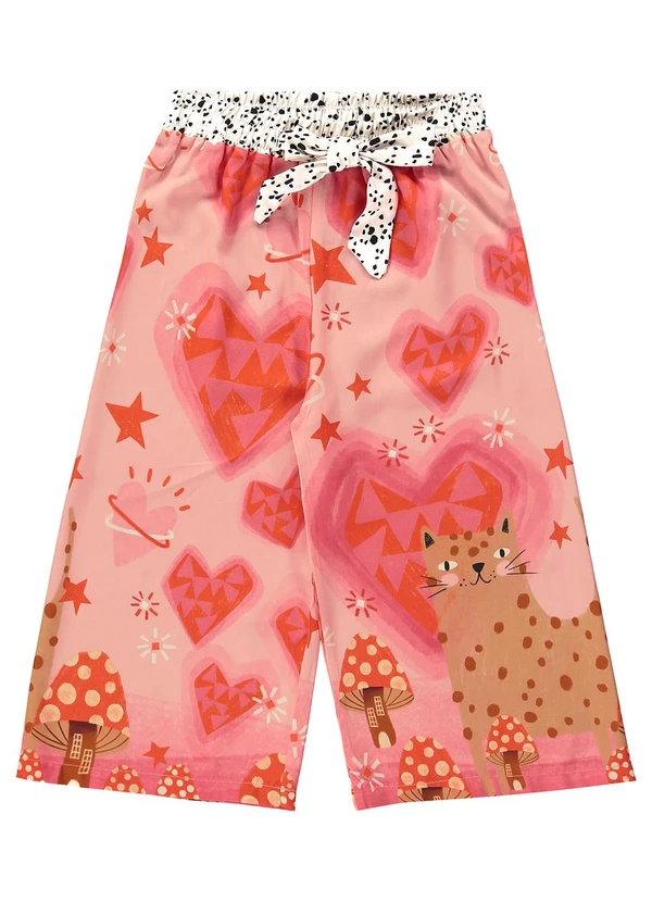 Três e Já - Conjunto Infantil Top e Calça Bege 6