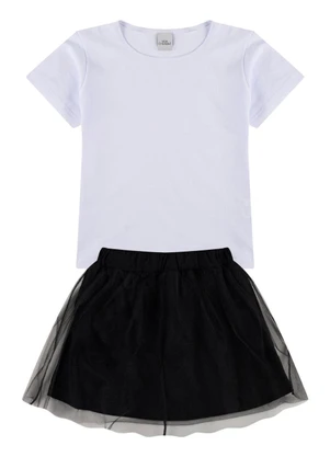 Vida Costeira - Conjunto Infantil Tutu Ballet Branco - VIDA COSTEIRA