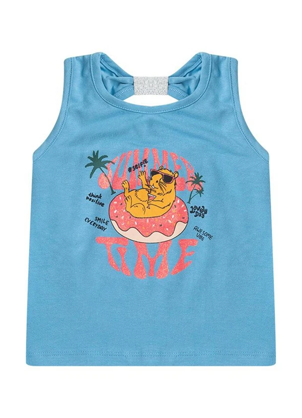 Rosa Azul - Conjunto Infantil Verão Capivarinha Azul 2