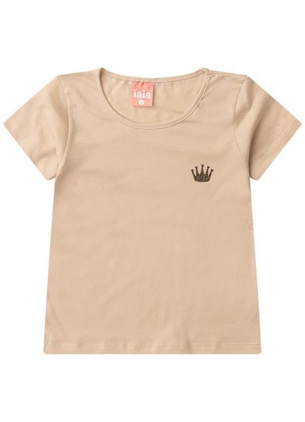 Rosa Azul - Conjunto Infantil Verão Menina Coroa Iaia Bege 2