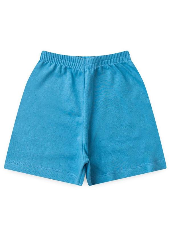 Rosa Azul - Conjunto Infantil Verão Regata Flores Iaia Azul 4