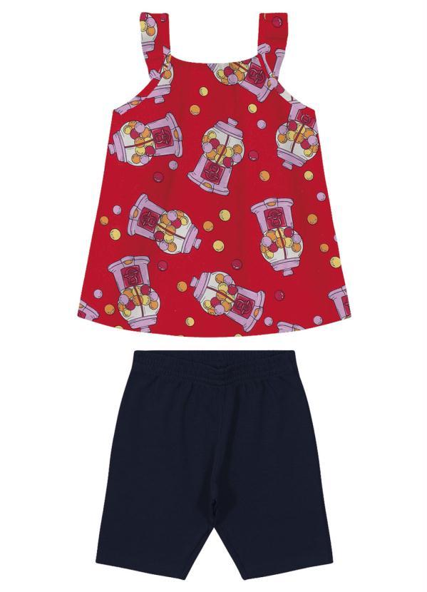 Rovi Kids - Conjunto Infantil Vermelho