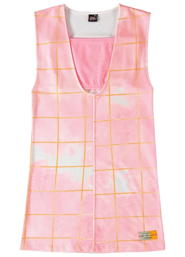 Gloss - Conjunto Infantil Vestido e Top Rosa 3