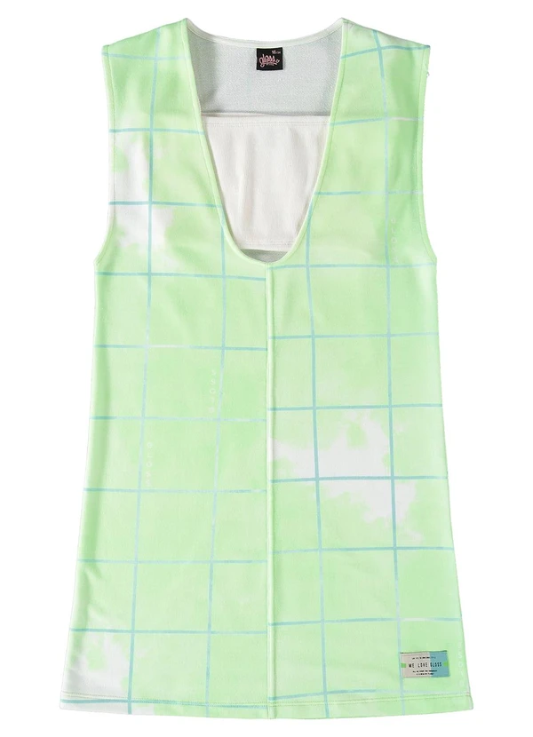 Gloss - Conjunto Infantil Vestido e Top Verde 3