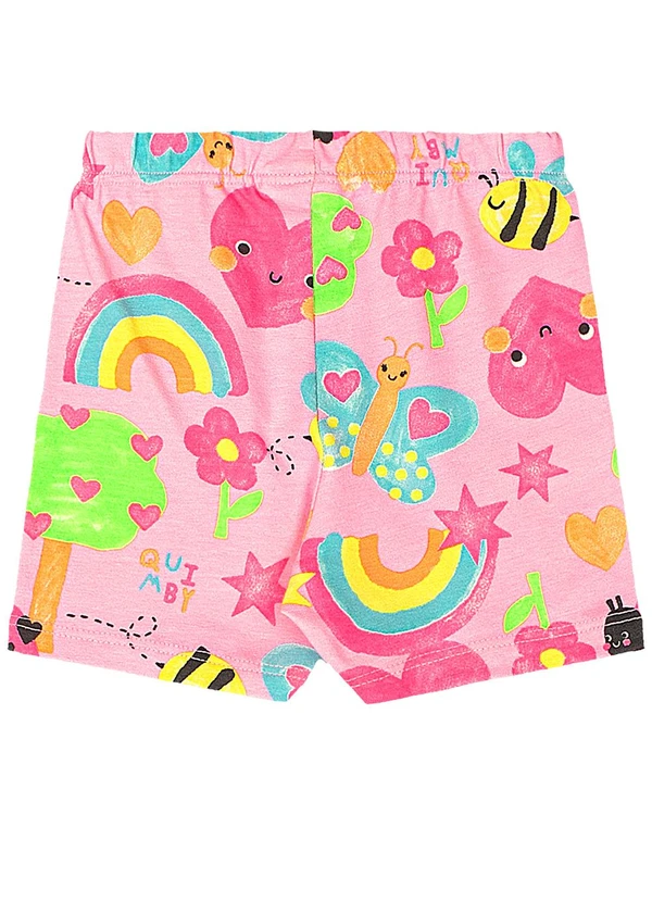 Quimby - Conjunto Jardim Blusa Bermuda Amarelo 6