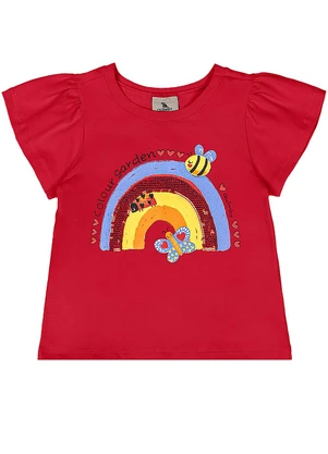 Quimby - Conjunto Jardim Blusa Bermuda Vermelho - QUIMBY