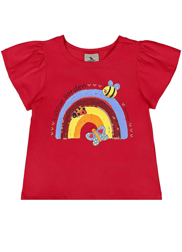 Quimby - Conjunto Jardim Blusa Bermuda Vermelho 2