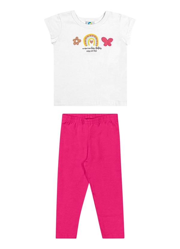 Alenice - Conjunto Jardim Encantado Menina Branco 2