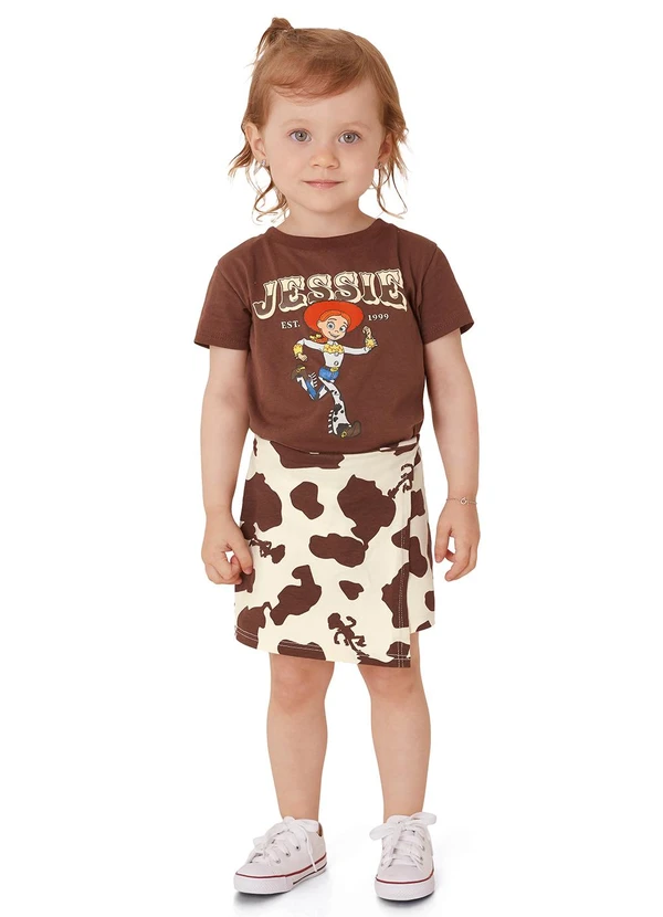 Malwee Kids - Conjunto Jessie® em Malha Marrom