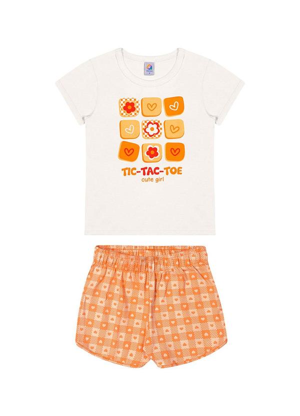 Alenice - Conjunto Jogo da Velha Cute Menina Branco