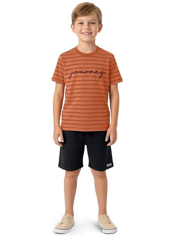 Carinhoso - Conjunto Journey com Moletom Laranja 1