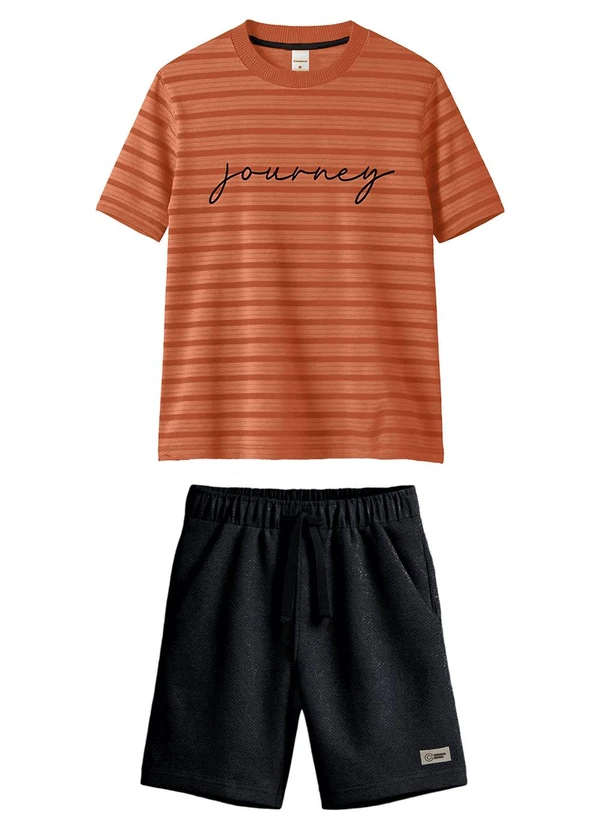 Carinhoso - Conjunto Journey com Moletom Laranja 2