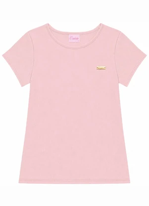 Duduka - Conjunto Juvenil Blusa e Short Praia  Rosa - DUDUKA