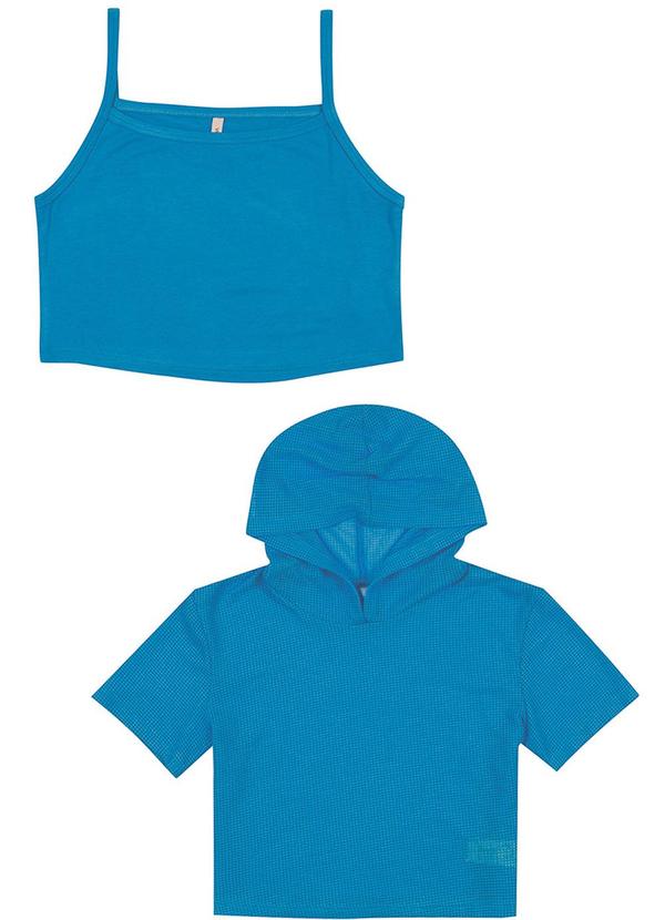 Habana - Conjunto Juvenil Feminino Juvenil Azul