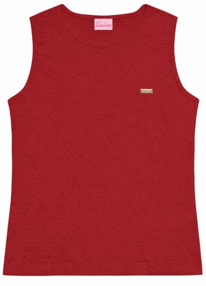 Duduka - Conjunto Juvenil Regata e Short  Bordô - DUDUKA