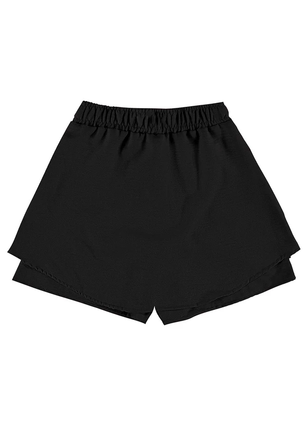Gloss - Conjunto Juvenil Regata e Short-Saia Preto 7
